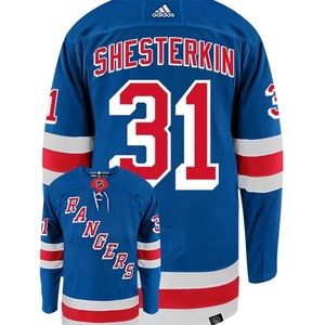 NWT- IGOR SHESTERKIN NEW YORK RANGERS ADIDAS HAND STITCHED NHL HOCKEY JERSEY